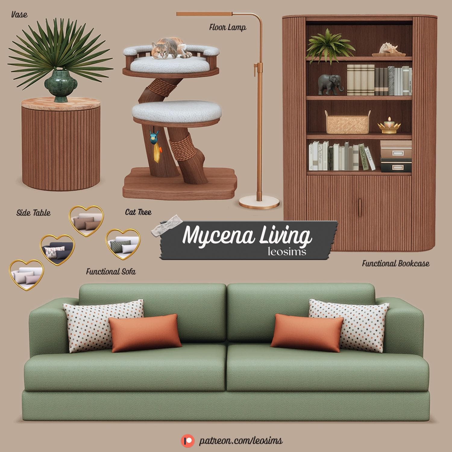 Скриншот мода Набор для гостиной Mycena Living